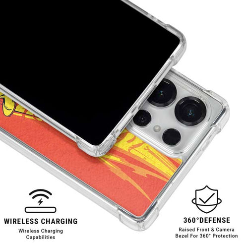 DC Comics Flash Racer Galaxy S25 Ultra Clear Case